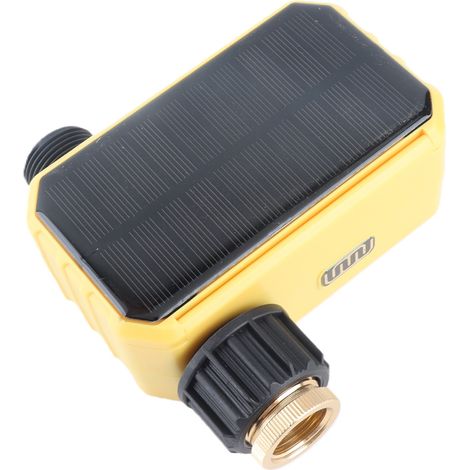 Minuteur d'arrosage solaire Wi-Fi avec contrôleur de vanne d'arrosage automatique pour villas, balcons et jardins sur toit. (1/5)