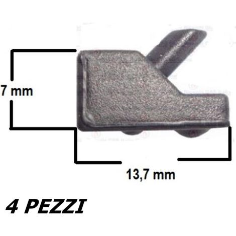 IGNIS WHIRLPOOL PIEDINO GRIGLIA CUCINA GOMMINO 484000000840 4 PEZZI P 025 (1/4)