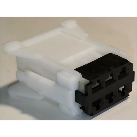 Molex 981721001 Connecteur Automobile Femelle 6voies - 2 rangées - Blanc/Noir