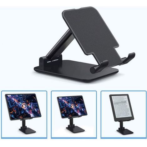 Support pour téléphone/tablette, Portable, Universel, Noir (1/5)