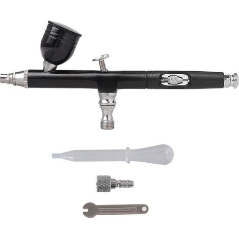 Kit Aérographe, Mini Aérographe Portable, Avec 0,3 Mm Buses Pour Coloration De Modèles, Peinture De Voiture, Maquillage, L'impression, Nail Art (1/5)