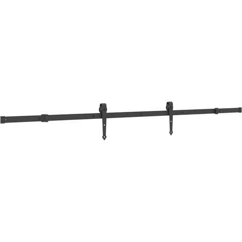 Maison Exclusive - Kit de herrajes para puertas correderas acero