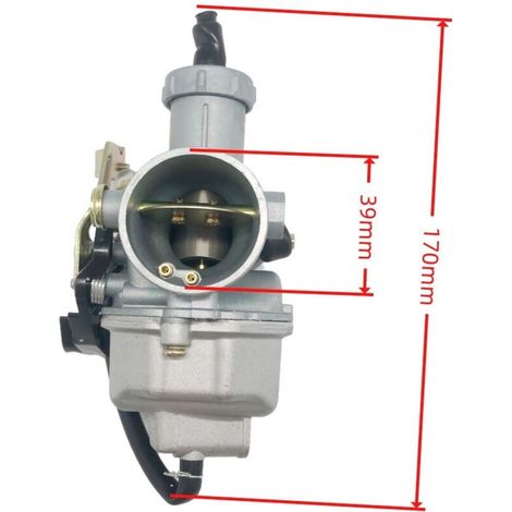 Le carburateur à câble PZ30 est adapté aux motos PZ30 30mm 404-017, avec un dosage de carburant de haute précision et une puissance de sortie fluide de l'ensemble d'accélérateur.
