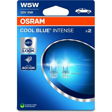 2x W5W Cool Blue Intense Next Gen OSRAM 12V 5W - 4000K 2825CBN-2BL (1/4)