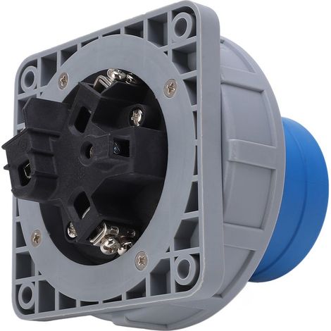Prise industrielle à 3 broches 63A, étanche IP67, 2P + E, anti-poussière, pour électricité et aéroport (1/5)