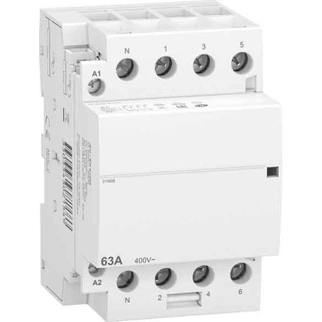 CONTATTORE DI ENERGIA ELETTRICA 63A/25A - 240V 50/60Hz - 4 NO