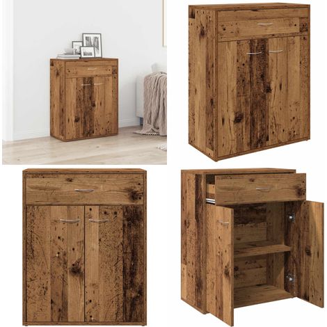 vidaXL Sideboard Altholz-Optik 60x30x75 cm Holzwerkstoff (1/5)
