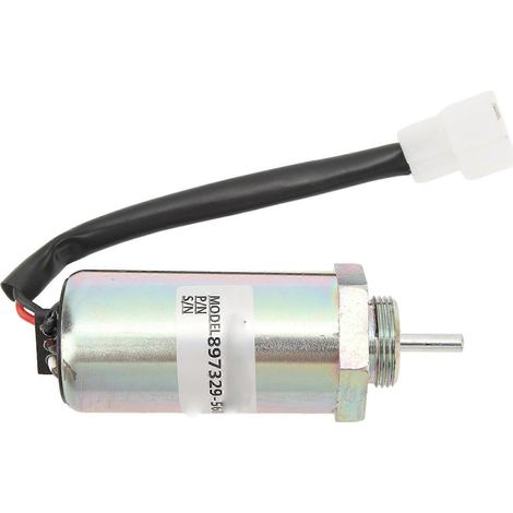 DC12V Kraftstoffabsperrventil, kompatibel mit Isuzu 3LD1 3LD2 Motor, Modell 897329 (1/5)