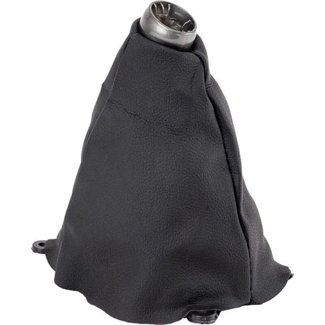 Originaler Schaltsack aus schwarzem Kunstleder für Honda Civic. Ideal als Ersatz für den Originalsack. (1/2)