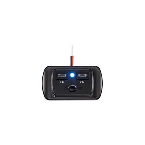 de v hicule USB 12 V avec technologie de charge rapide deux (1/5)