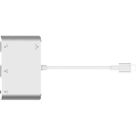 Câble adaptateur compatible HDMI vers VGA pour appareils (iOS, autres appareils) (1/5)