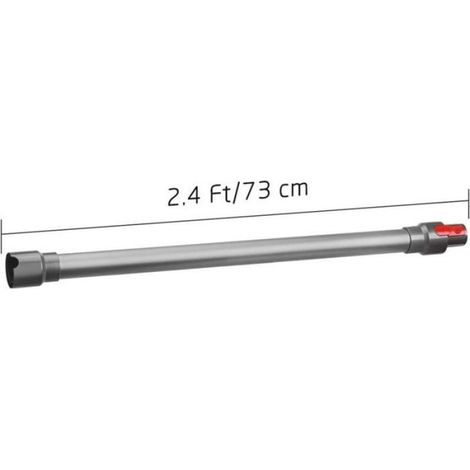 Tube d'extension de Rechange pour Dyson V11 V15 V10 V7 V8 Aspirateur Sans Fil, Tube Rallonge en Aluminium Baguette Extensible ，Acc (1/4)