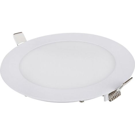 Set mit 1 dimmbaren LED-Einbaustrahlern, 9 W, 6000 K, natürliches Weiß, IP65-LED-Deckenleuchte für Badezimmer, extra flacher LED-Strahler 35 mm, Lochdurchmesser Φ130–135 mm, AC 230 V Deckenbeleuchtung