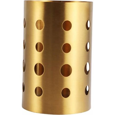 Porte-ustensiles Cuisine INOX Rangement Compact Drainant Organisateur Couverts et Baguettes pour Plan de Travail (1/4)