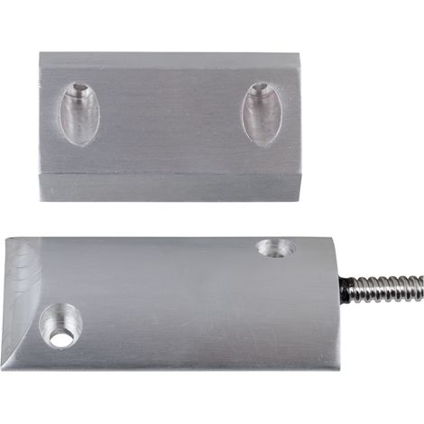 Contact magnétique sabot Aluminium NO + AP (4 fils) Câble 3 m