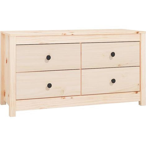 Maison Exclusive - Armario auxiliar de madera maciza de pino 100x (1/5)