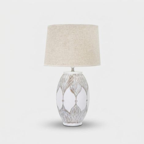Lámpara de mesa de resina con pantalla Atene (1/5)