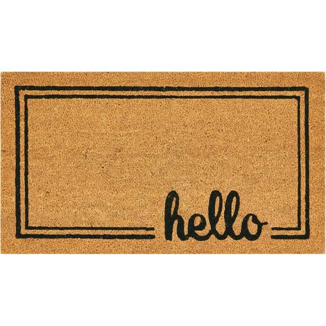 Tapis De Seuil - Tapis Anti-dérapant En Polyester Avec Dos En Caoutchouc - Pour Entrée Intérieure Extérieure - 1 Pièce (1/4)