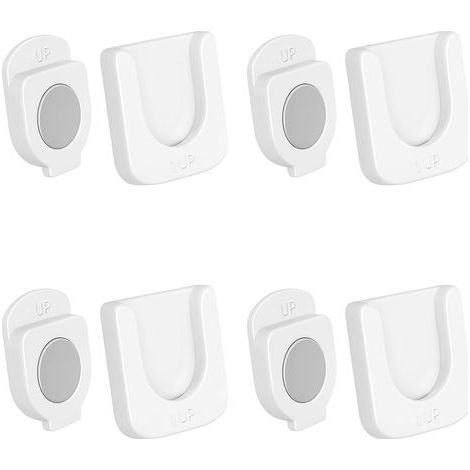 Magnetic Remote Control Holders, Adhesive, No Drilling Required, Multifunctional Wall Mount, Living Room Kitchen (1/5)