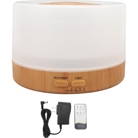 Diffuseur d'huiles essentielles 700 ml avec télécommande, humidificateur d'huiles parfumées pour aromathérapie, minuterie 2h/4h, lumière RGB pour la maison et les grandes pièces. (1/5)