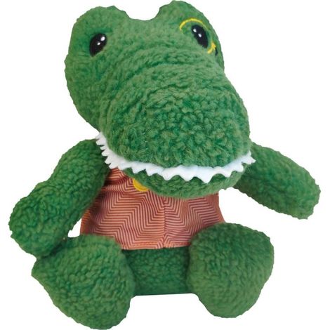 Jouet pour chien en peluche Gloria Buky Crocodile Vert
