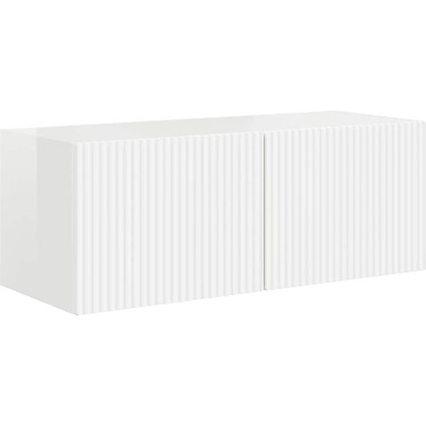 Maison Exclusive - Mueble de TV Montado en la Pared Brillante 78,