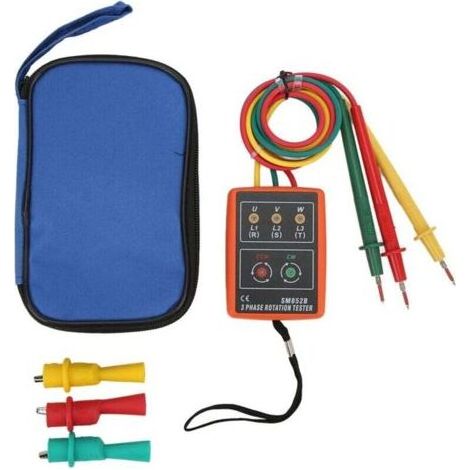 [testeur de rotation triphasé] + [SM852B] + [portable avec clip AC] (1/5)