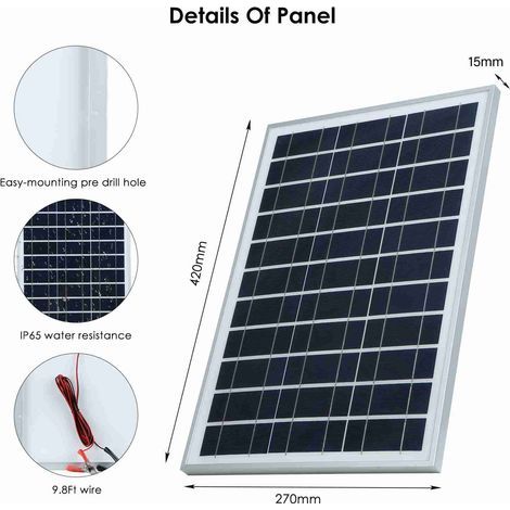 Kit de Panneau Solaire Flexible, 60W DC 5V 18V Portable à Haute efficacité Monocristalline Solar Pannel Kit pour Véhicule de Camping-cars Marine RV (1/5)