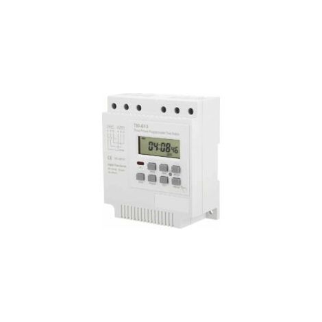 Temporizador programable - Temporizador de 380 V TM-613 Interruptor temporizador para motor trifásico - Crezuo (1/4)