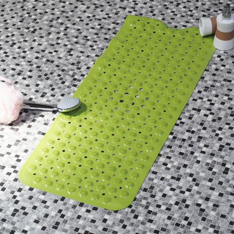 Badewannenmatte 100 x 40 cm Grün Duschmatte Badematte Rutschfest Wanneneinlage (1/5)