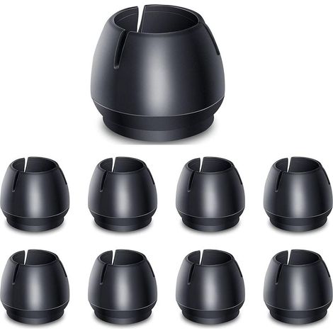 Protection pour meubles 24 Pcs De Coussinets De Protection De Jambe De Chaise en Silicone Au Sol,Tasses De Meubles avec Coussinets en Feutre,Capuchons De Jambe Ronds Antidérapants en Silicone (1/5)