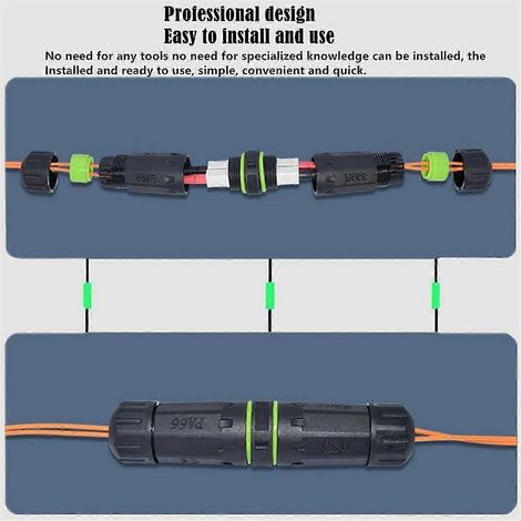 Coupleur de fibre optique SC double cœur étanche IP68, rallonge de fibre optique (1/5)