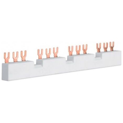 Barre pont 4 Disj.mot.3P 10mm² - CONNEXION HAGER KD304M (1/2)