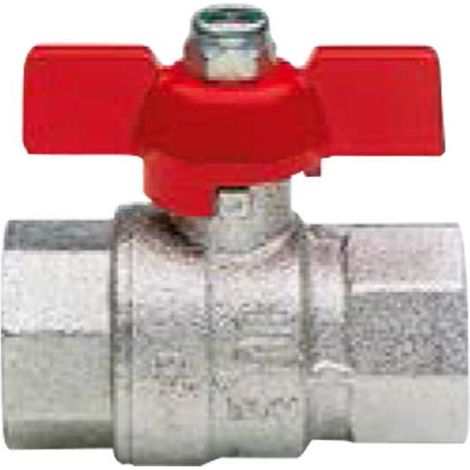 Enolgas Valvola a sfera Topic per acqua PN 50 FF 1 con farfalla  S0207N36 (1/2)