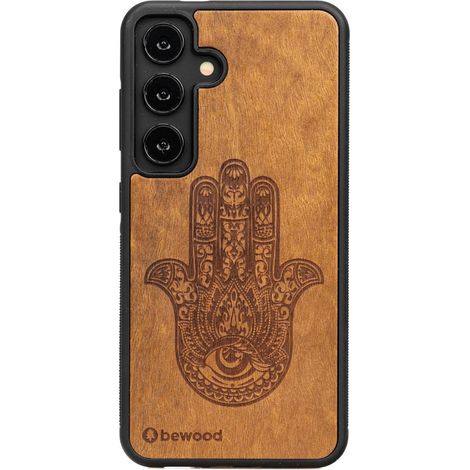 Custodia in legno Bewood per Samsung Galaxy S25 HAMSA IMBUIA (1/4)