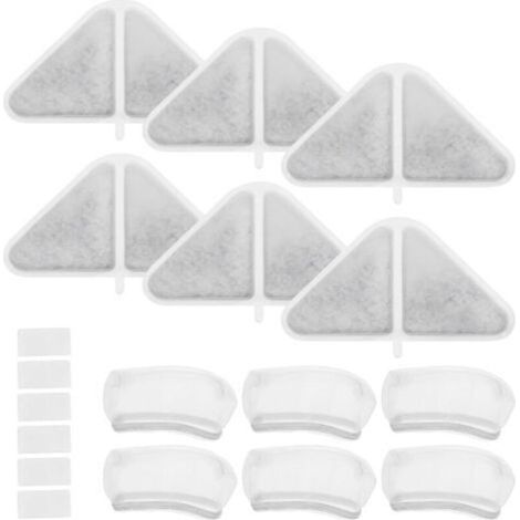 Pack of 18 Replacement Water Fountain Filters for Cats - Activated Carbon Filters Compatible with 1.8GAL 7L Water Fountains for Dogs and Cats (1/4)