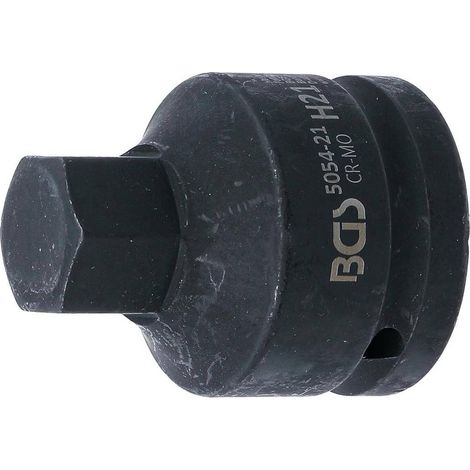 Douille à Embouts Choc 55 mm - 20 mm (3/4), Six Pans Intérieurs 21 mm - Résistante et Précise - D-Work (1/5)