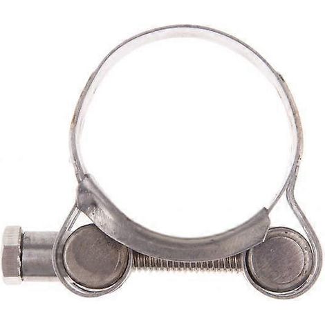 colliers de serrage pour pot d'échappement de moto, en acier inoxydable, 32-35 mm (1/5)