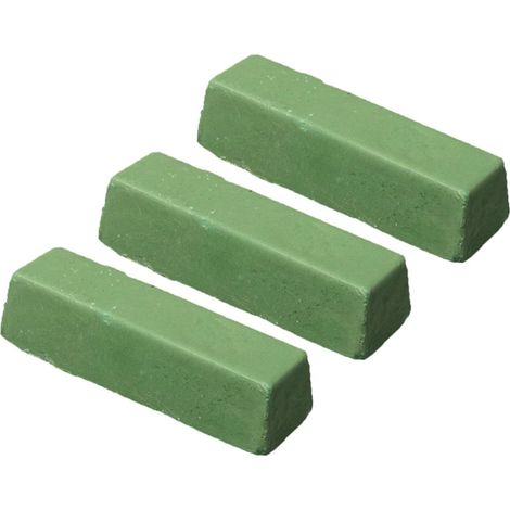 DOITOOL 3pièces Cire De Polissage Verte Pour Acier Inoxydable Pâte à Polir Pour Finition De Bijoux Et Métaux Usage Sur Disques De Polissage (1/4)