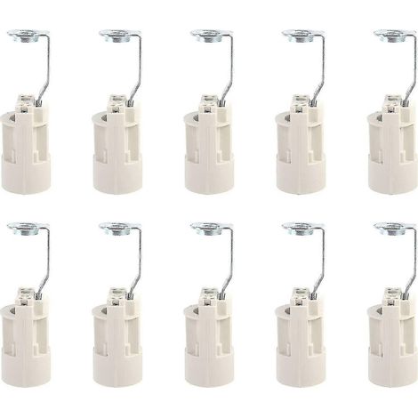 Lot de 10 douilles E14 réglables, adaptateurs pour lampes E14, supports pour bougies (1/5)