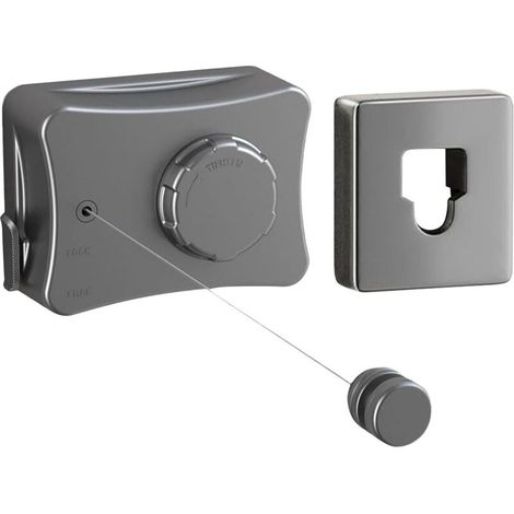 Séchoir à Linge rétractable en Acier Inoxydable pour intérieur et extérieur, 5,1 m, réglable et Invisible(La Nouvelle-Gris) (1/5)
