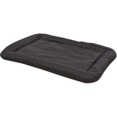 Matelas lit panier pour chiens animaux de compagnie taille M 55 x 35 cm noir (1/4)