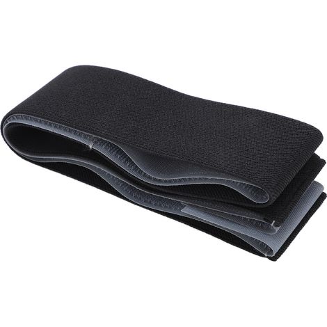 Sangle de fixation noire en polyester élastique 50x600mm pour coffre de voiture - Ceinture de rangement organiseur (1/5)