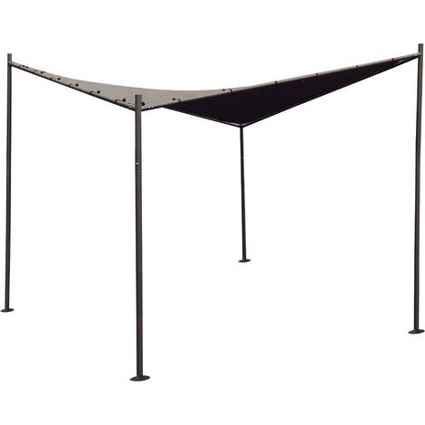Gazebo Certeli in Acciaio 3x3x2,7 m (1/2)