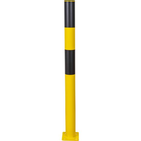 Borne de protection antichocs STIER ø 90 mm x 1100 mm, avec kit de montage