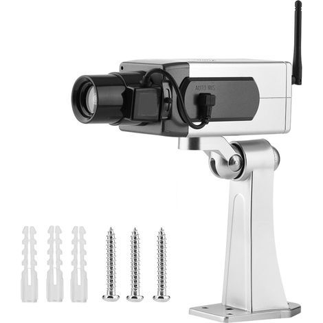 Fake Bullet Camera, Dummy Security Surveillance Camera for Indoor and Outdoor Shopping Malls (1/5)