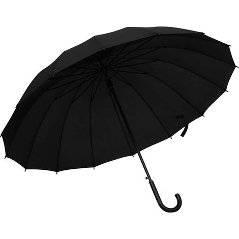 Teenpull – Regenschirm Automatisch Schwarz 120 cm (1/5)