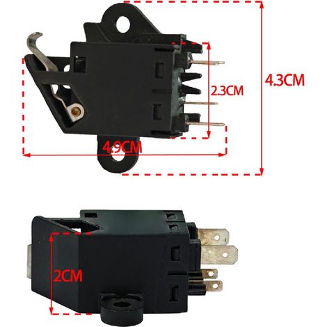 Motorrad-Modifikationsteile, fein gearbeitet, verschleißfest und langlebig, PCX-Scheibenbremsschalterprodukte für Motorräder. (1/4)