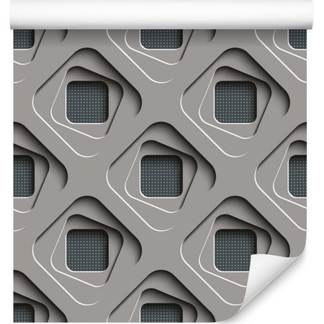 Papel pintado 3D con estampado geométrico abstracto para salón y dormitorio, 50x1000 cm. (1/5)