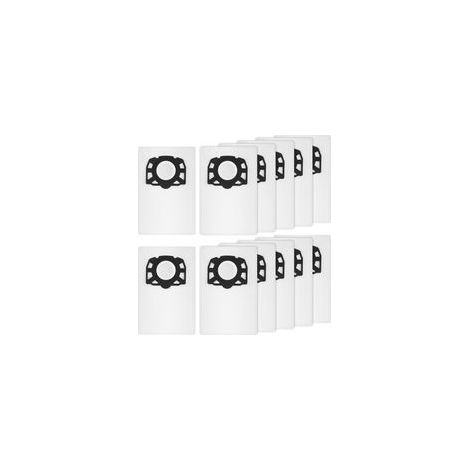 12 Pièces Sacs AspirateurPour Kärcher WD4 WD5 WD6 WD5 P WD6 P MV4 MV5 MV6, sacs filtrants en non-tissé 487,sacs filtrants pour aspirateur humide et sec,Pour Kärcher 2.863-006.0 (1/5)